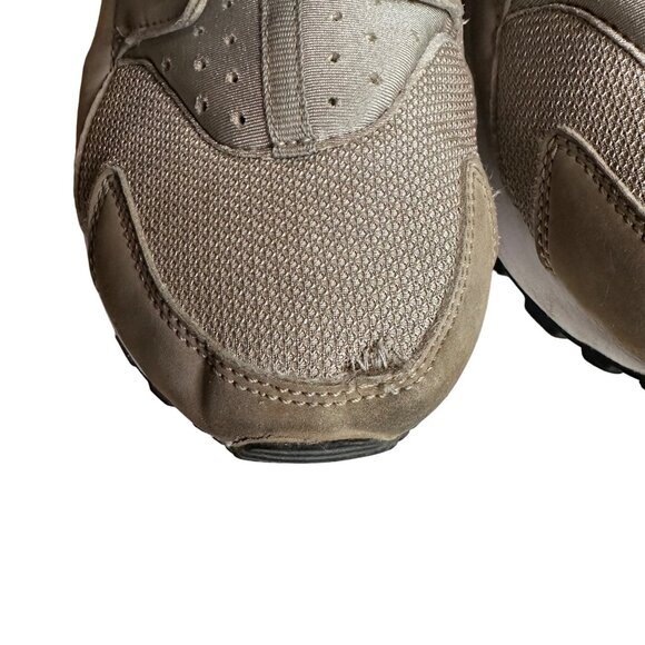 NIKE HUARACHE RUN GS Boys Cobblestone Cobblestone-white-black Youth Size 6.5 - Picture 6 of 7